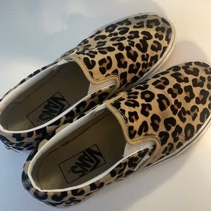 Cheetah print vans size 6.5.